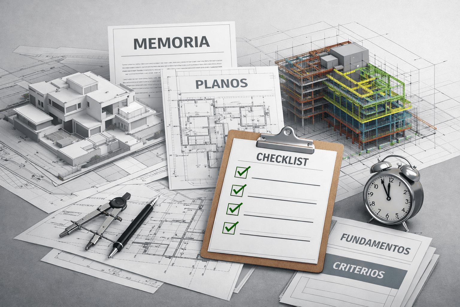 Imagen principal del artículo: Cierre de entrega sin sorpresas: checklist de coherencia entre memoria y planos