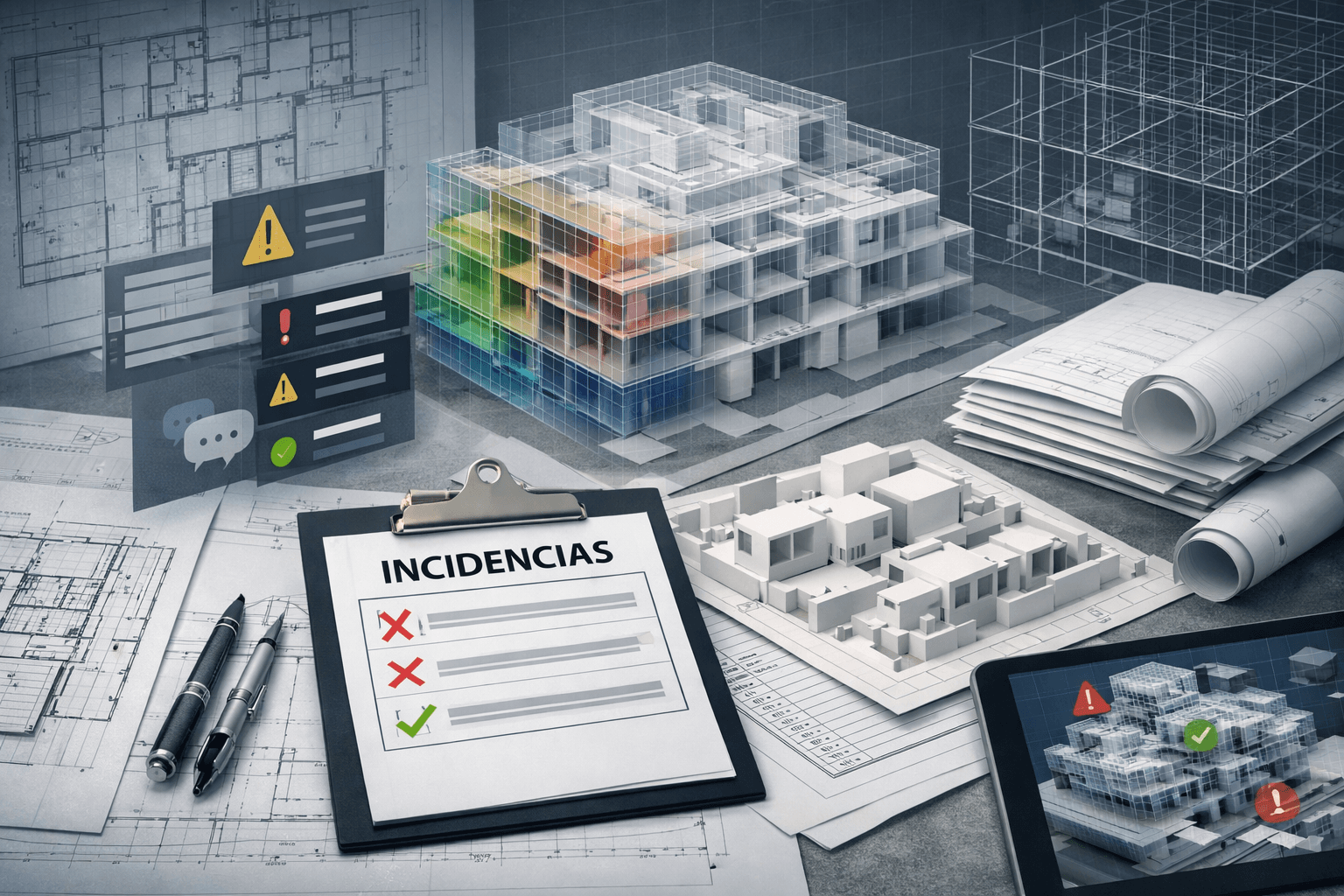 Imagen principal del artículo: Registro de incidencias de coordinación (BIM/CAD): guía operativa para gestionar cambios sin perder decisiones